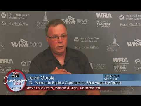 Campaign 2018:  David Gorski (D) Candidate for 72nd Assembly District