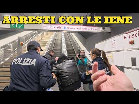 Police arrests and searches on the subway