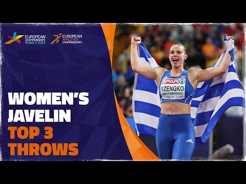 Women's Javelin | Top 3 throws | Munich 2022