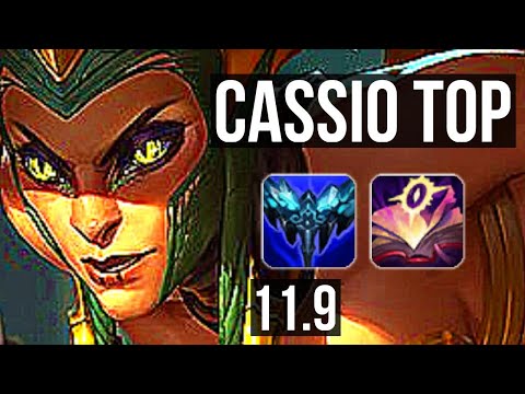 CASSIOPEIA vs AATROX (TOP) | 7/0/1, 1500+ games, 6 solo kills, 1.5M mastery | KR Grandmaster | v11.9
