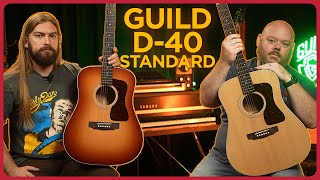 Video thumbnail for Guild’s D-18 Fighter! The New Guild D-40 Standard by Alamo Music Center