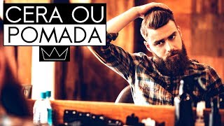 Qual a diferença entre cera e pomada