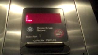 preview picture of video 'ThyssenKrupp Aurora Oildraulic Elevator-Whole Foods Market Blue Back Square; West Hartford, CT'