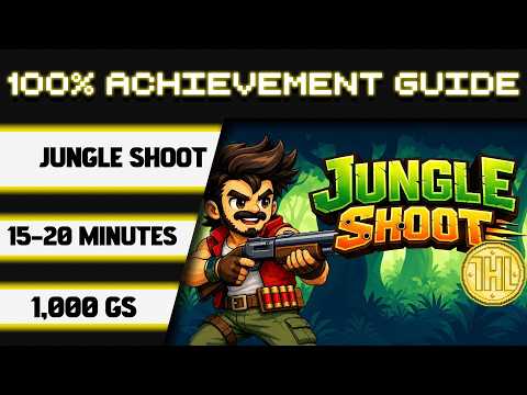 Jungle Shoot 100% Achievement Walkthrough * 1000GS in 15-20 Minutes *