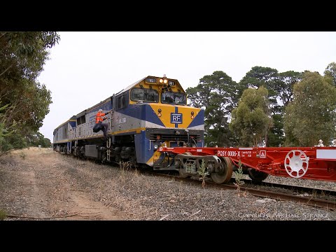 D778V / 7779V SCT PQSY Container Wagon Transfer From Inverleigh (15/12/2021) - PoathTV Trains