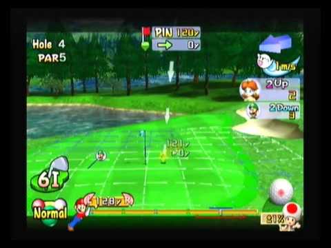 Let's Play Mario Golf: Toadstool Tour (Character Match vs Luigi) - LUIGI TANTRUM