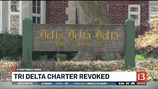 IU Bloomington's Tri Delta chapter's charter revoked