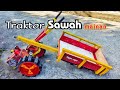 Membuat Gerobak Traktor Sawah Mainan Dari Kayu Sama Triplek Bekas Part 3