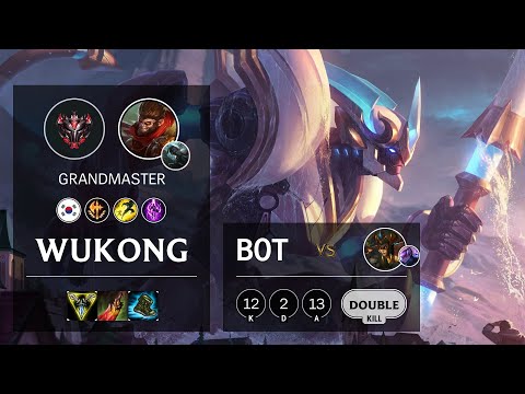 Wukong Bot vs Cassiopeia - KR Grandmaster Patch 10.20