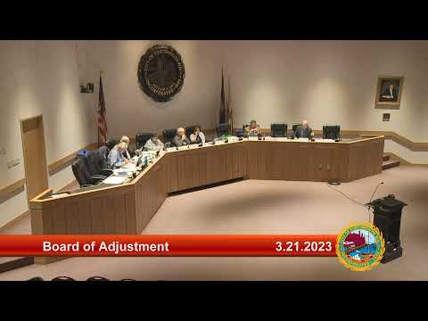 3.21.2023 Board of Adjustment