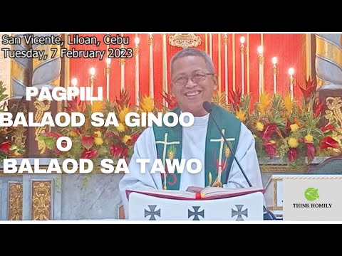 Unsaon Pagtuman sa Balaod sa Ginoo kay sa Balaod sa Tawo | Homily ||    Fr. Ciano Ubod