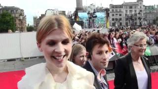 Deathly Hallows 2 World Premiere - Clemence Poesy (Fleur Delacour) video