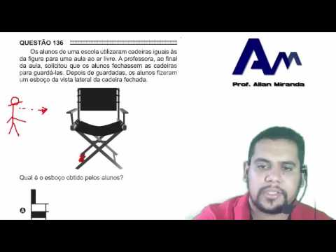 (ENEM 2016 - MATEMÁTICA) QUESTÃO 136 - Os alunos de uma escola utilizaram cadeiras