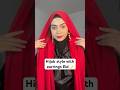 Hijab tutorial with earring for Eid #eidhijabstyle #widhijabtutorial #hijabtutorial #hijabfashion