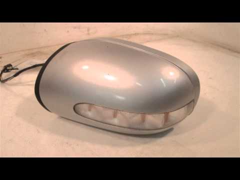 2003 Mercedes C240 Side Rear View Mirror LH SILVER GOOD SHAPE 203TYPE - mbiparts.com Used OEM... OEM