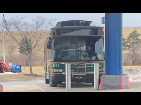 NFTA Bus Full Route 59 (Nccc) Gillig Low Floor Trolley 1066