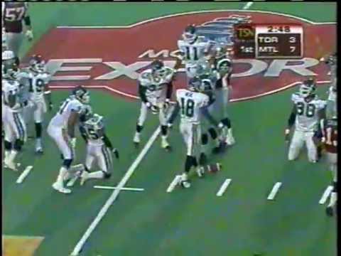 CFL 2001 TORONTO ARGONAUTS AT MONTREAL ALOUETTES