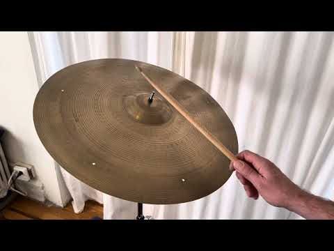 22” Mid 1950s A Zildjian Ride Cymbal (Large/Block Stamp) 2347g