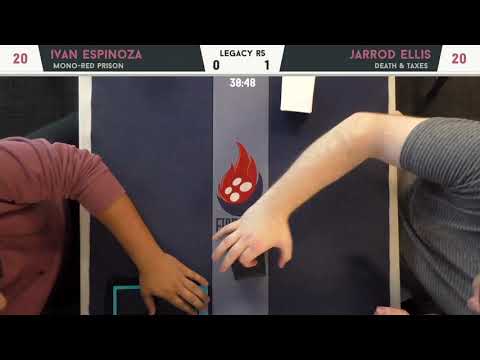 Legacy 4.7.19 - Ivan Espinosa (Mono-Red Prison) v Jarrod Ellis (Death & Taxes)