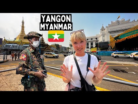 First Impressions of YANGON 🇲🇲 MYANMAR During a Civil War (EXTREME)