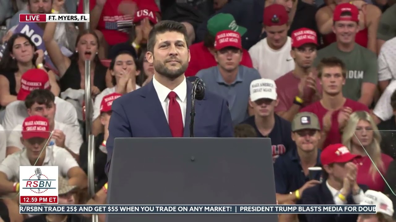 Florida Attorney General James Uthmeier Speaks at Trump’s Fort Myers Rally - 10/23/2026