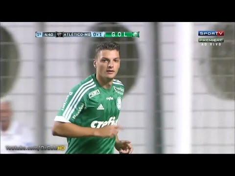 Gol de Andrei Girotto, Atlético-MG 2 x 1 Palmeiras - Brasileirão 23/08/2015