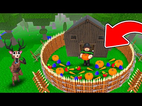 I Built The BEST FOOD BASE In 99 Nights In The Forest!