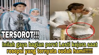 Download lagu Inilah gaya bagian perut Lesti kejora saat resepsi yang ternyata sudah hamil ❗ mp3