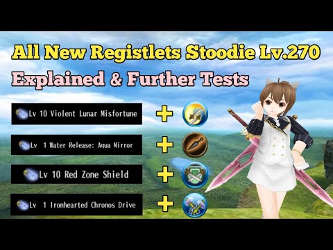Toram Online - Dual Sword Buff & Moving Vortex Farm || All New Registlets Stoodie Lv.270 Explained