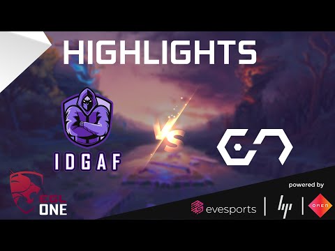Dota 2 EGL One   Energy vs IDGAF Highlights Season 1