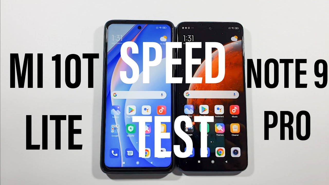 Xiaomi Mi 10T Lite vs Xiaomi Redmi Note 9 Pro Speed Test