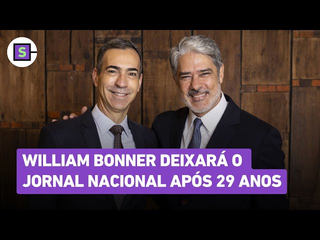 William Bonner: apresentador anuncia adeus do telejornal da Globo