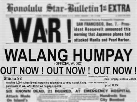 Walang Humpay - Boy Pungay x Meds x Gonzo (Official Audio)