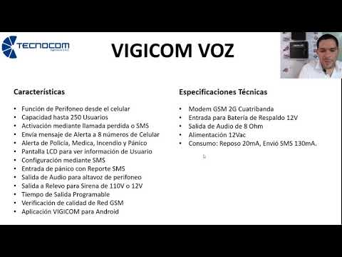 Capacitacion Alarma Vigicom Alarma Comunitaria GSM Vecinal