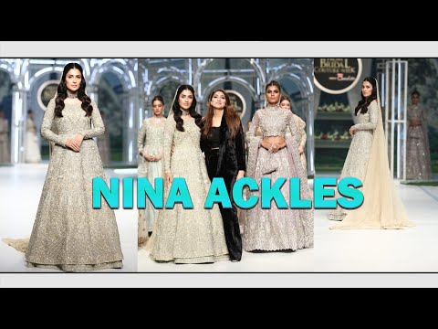 Ayeza Khan Ramp Walk at Hum PHBCW 2022 Hum Bridal Couture Week 2022 2023 DAY 1