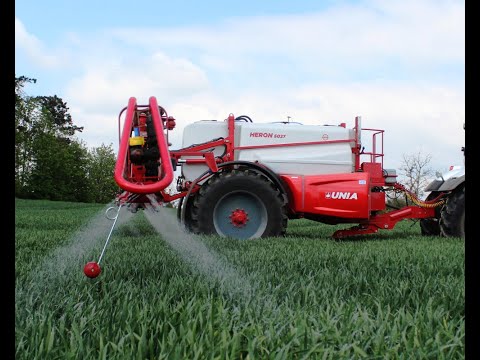 UNIA HERON - Adjusting the pneumatic pressure of the fluid control system - Step-by-step instruction