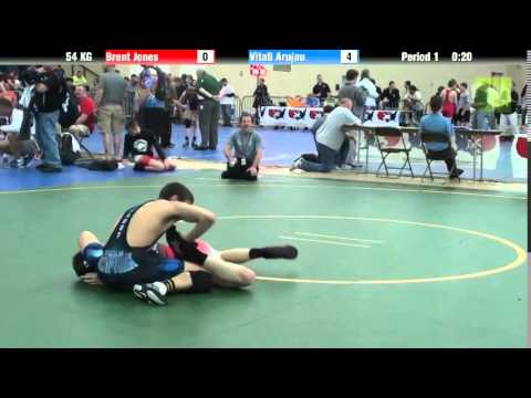FILA Cadet 54 KG Brent Jones vs. Vitali Arujau