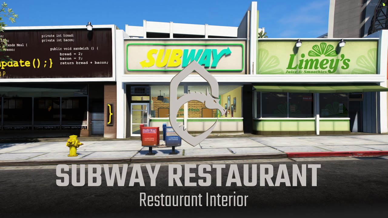 GTA 5 MLO-Subway Restaurant | FREE