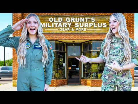 I took them to a MILITARY Surplus Store! They FREAKED out!
