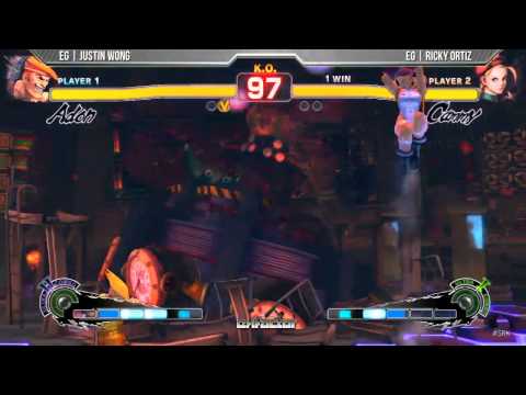 EX-Factor 1.2 (SSFIV:AE 2012 Winners Finals) - EG | Justin Wong (Adon) vs. EG | Ricky Ortiz (Cammy)