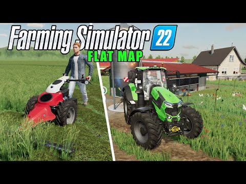 14 DAYS on a Flat Map with $ 0 ... 🚜Transforming the farm🚜Farming Simulator 2022
