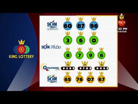 King Lottery SXM EN VIVO │ Resultado Viernes 22 De Agosto 2025 - 07:30PM