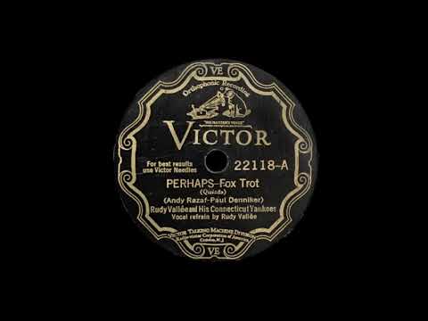 Rudy Vallée - Perhaps (1929)