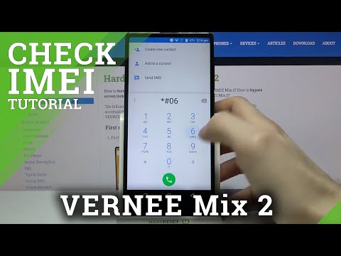 How to Find IMEI and Serial Number in VERNEE Mix 2 – Check IMEI & Serial Number