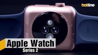 Apple Watch Series 2 38mm Rose Gold Aluminum Case with Pink Sand Sport Band (MNNY2) - відео 1