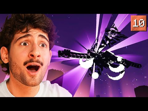 I FOUGHT THE ENDER DRAGON (Minecraft Day 10)