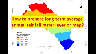 Long term average annual rainfall: NetCDF file to raster for whole world in ArcGIS长期平均年降雨量：在 ArcGIS 中将 NetCDF 文件转换为全球栅格数据。