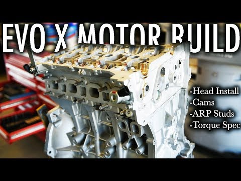 600HP Capable Evo X Motor Build | ARP Head Install