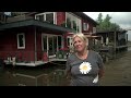 Houseboats Sit On Dry Riverbeds In Netherlands Drought
