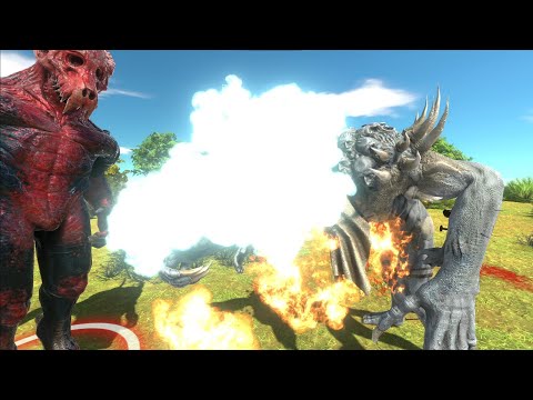 Wow 😱 Watch until the end! Kozarog The Demon vs Scourge - Animal Revolt Battle Simulator ✅